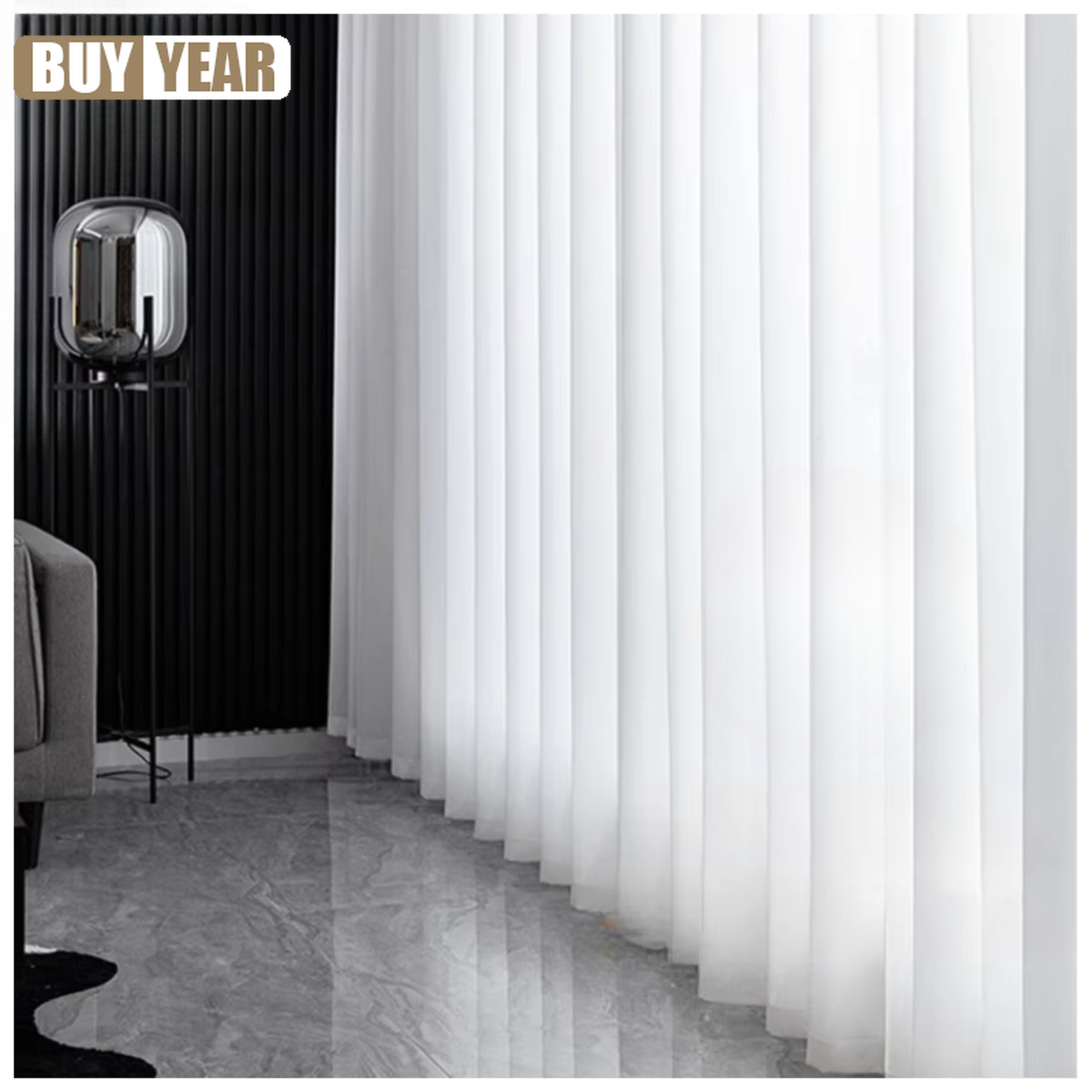 Linen Curtain Eyelet - High Quality Solid White Tulle Curtains