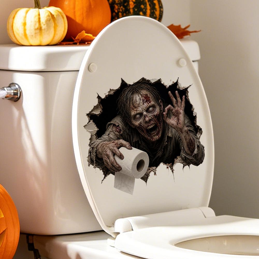 Interior Design Quotes - Halloween Wall Stickers Scary Ghost Interior