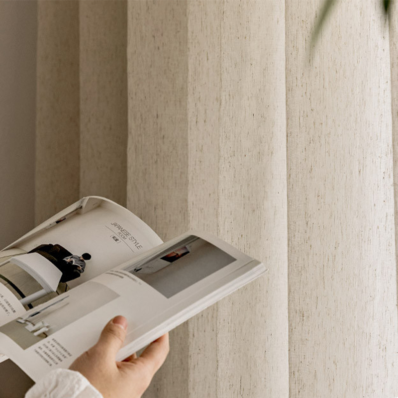 Linen Look Sheer Curtains For  - Linen Curtain Eyelet recension och pris