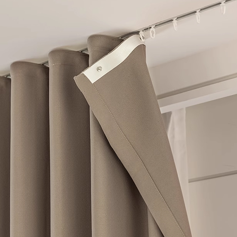 Custom Size S Wave Fold Curtai - Linen Curtain Eyelet recension och pris