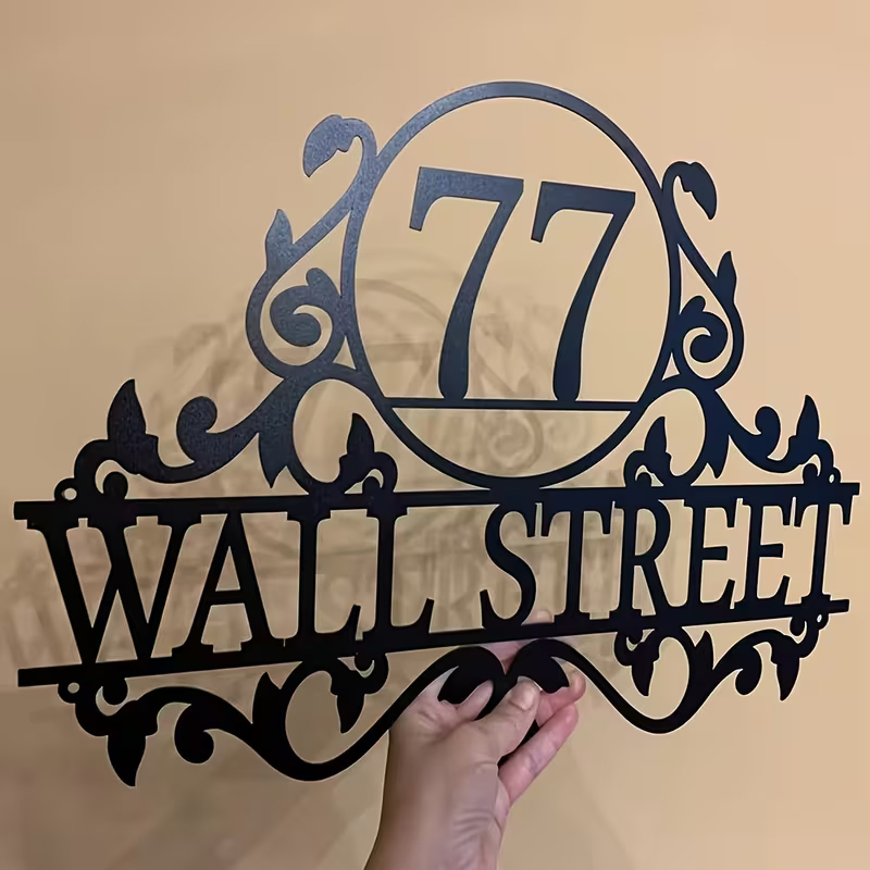 Custom Metal House Number & St - Interior Design Names recension och pris