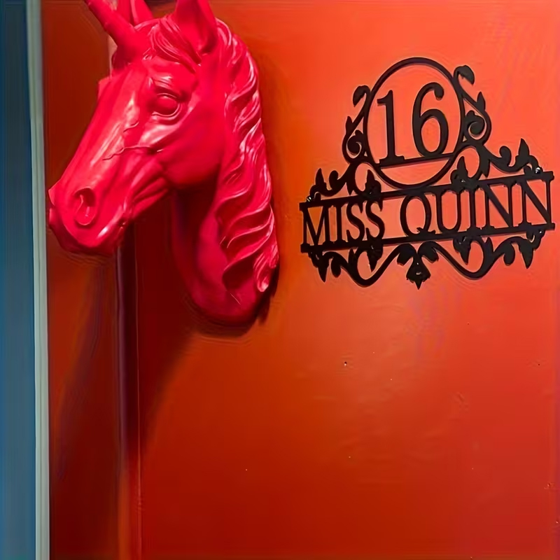 Custom Metal House Number & St - Interior Design Names recension och pris