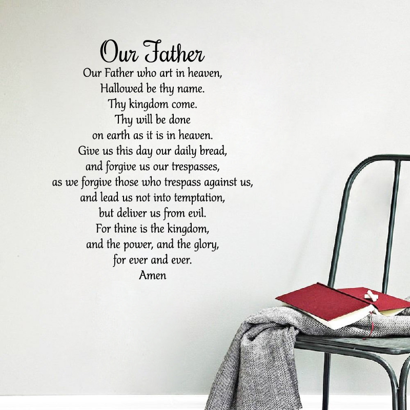 Our Father The Lord's Prayer D - Interior Design Quotes recension och pris