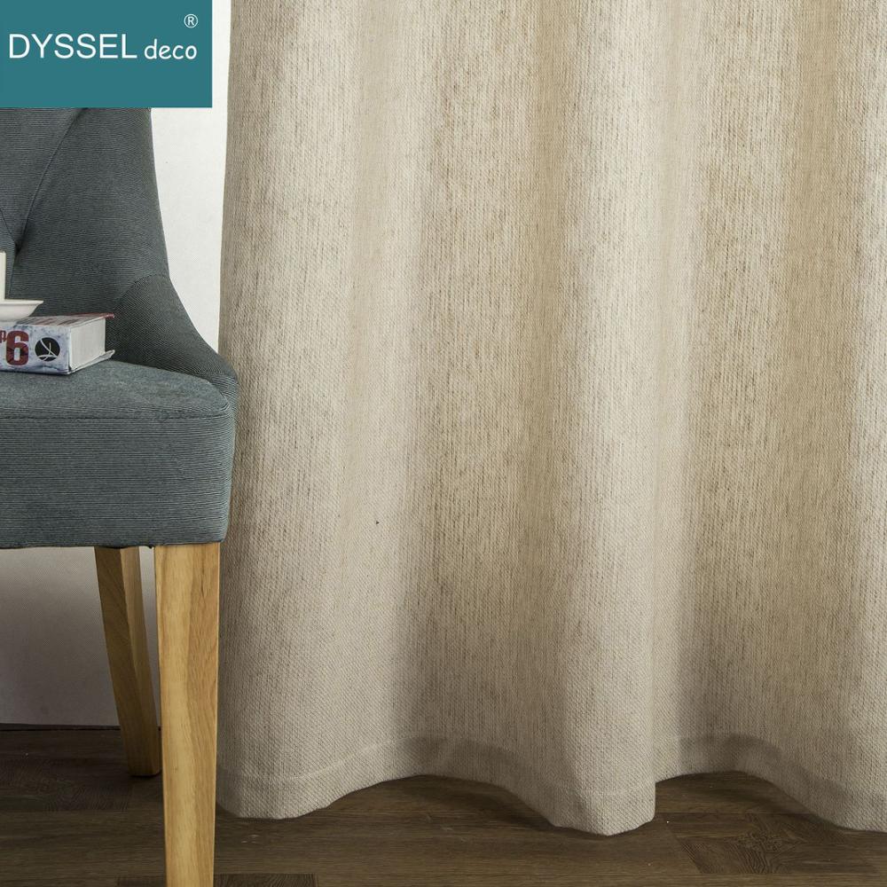 Solid Home Decorative Anti-UV  - Linen Curtain Eyelet recension och pris