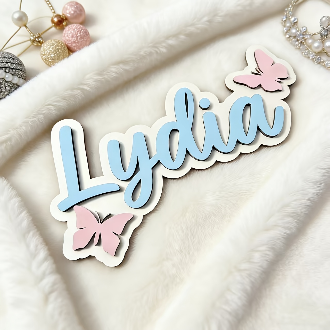 Personalized Blue & Pink Butte - Interior Design Names recension och pris