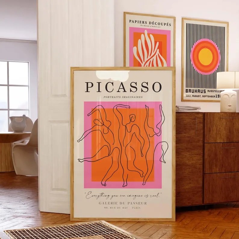 3pcsModern Orange  Bauhaus And - Interior Design Room recension och pris