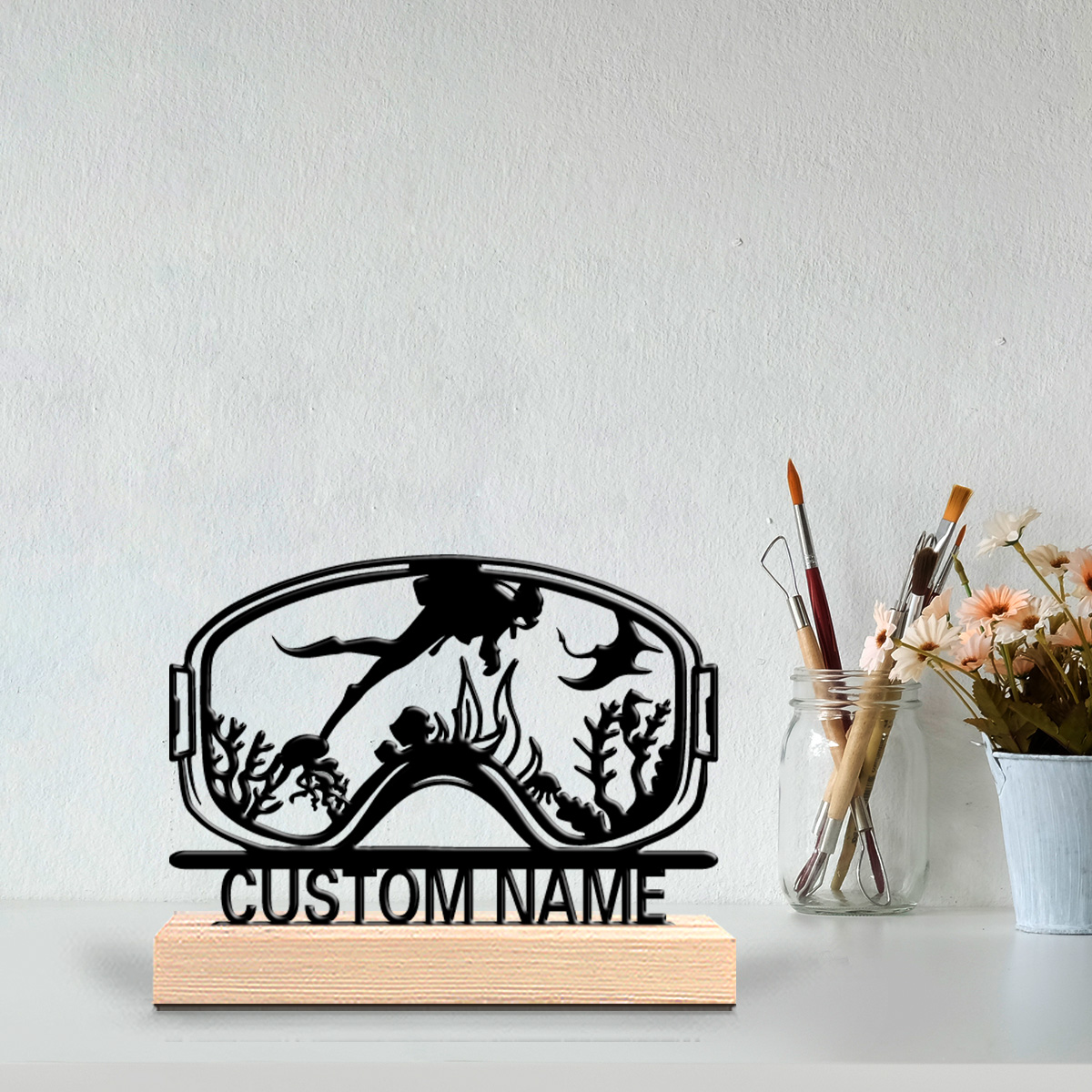 1pc Cute Personalized Custom D - Interior Design Room recension och pris