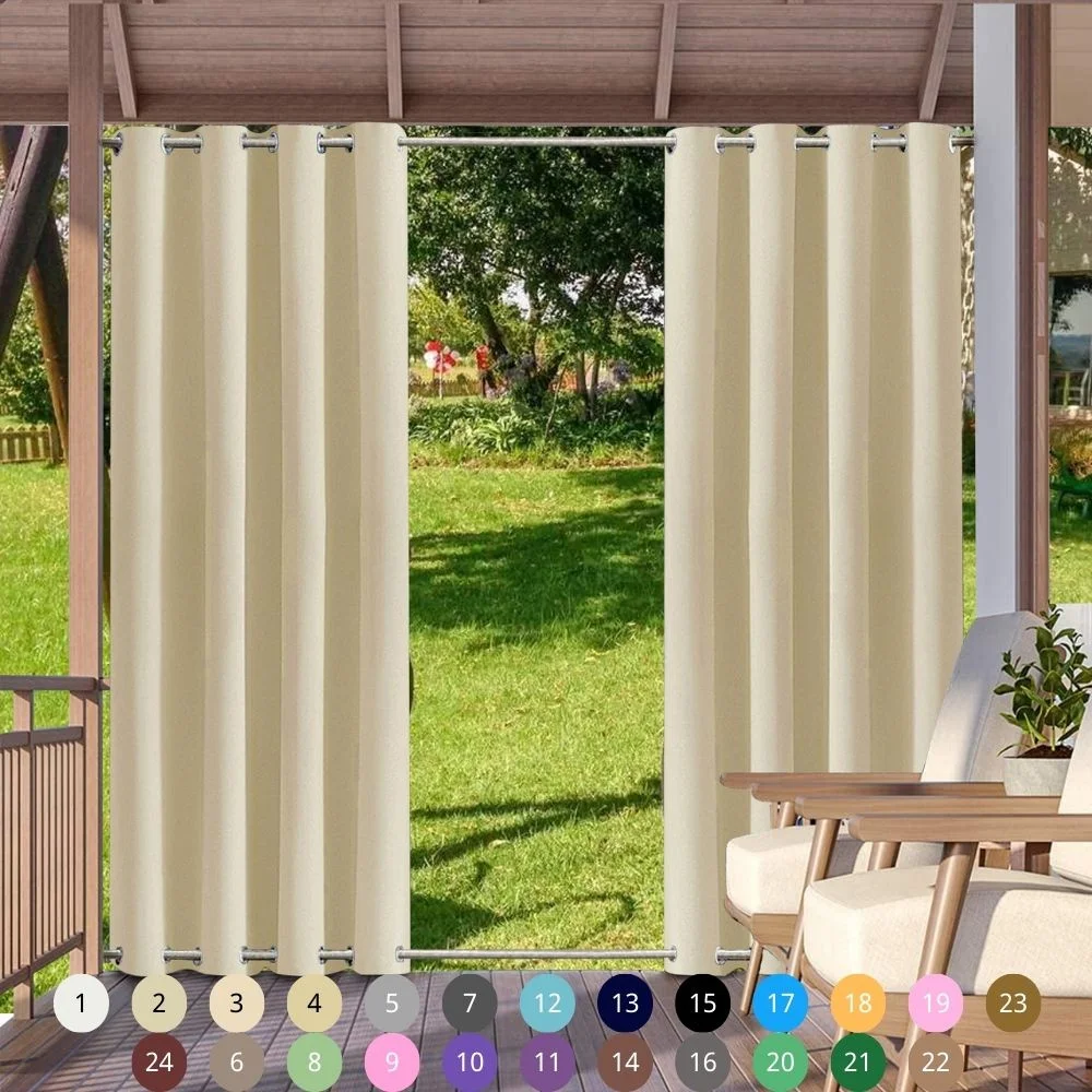 Top and Bottom Grommets Curtai - Linen Curtain Eyelet recension och pris