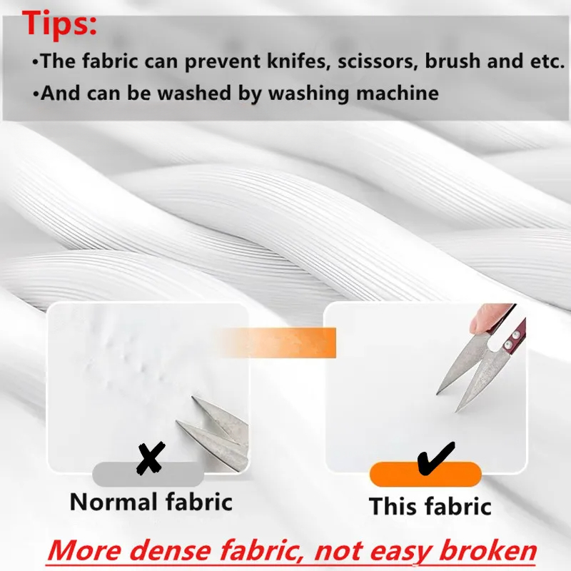 High Quality Solid White Tulle - Linen Curtain Eyelet recension och pris