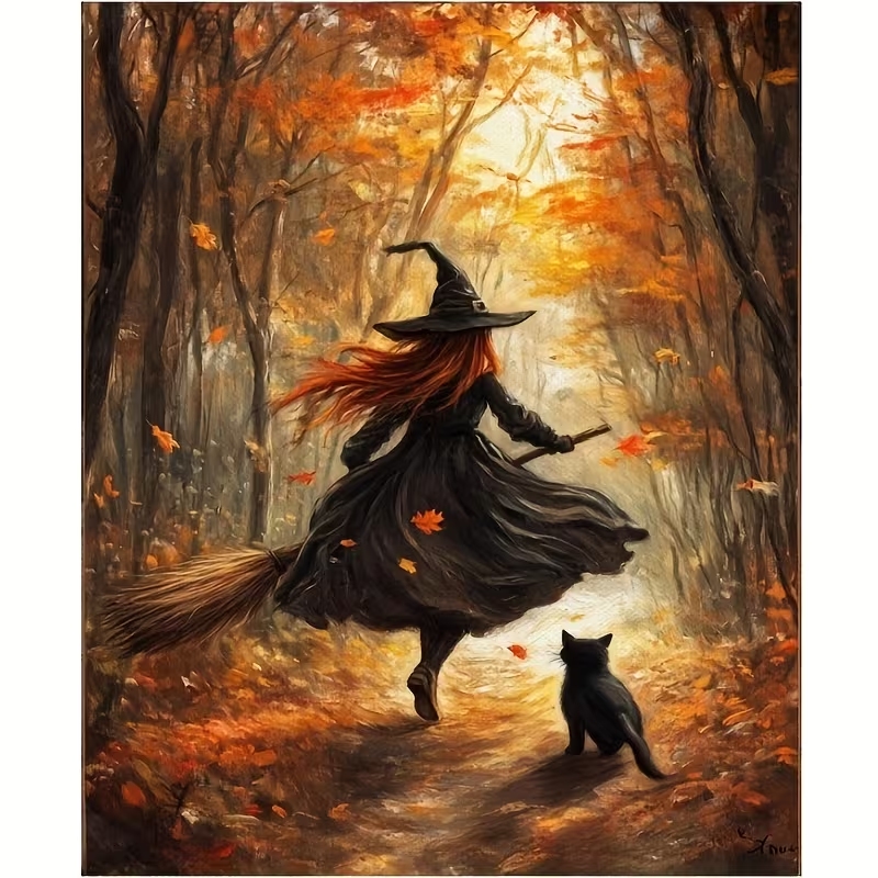 Retro Alloween Autumn Witch On - Interior Design Room recension och pris