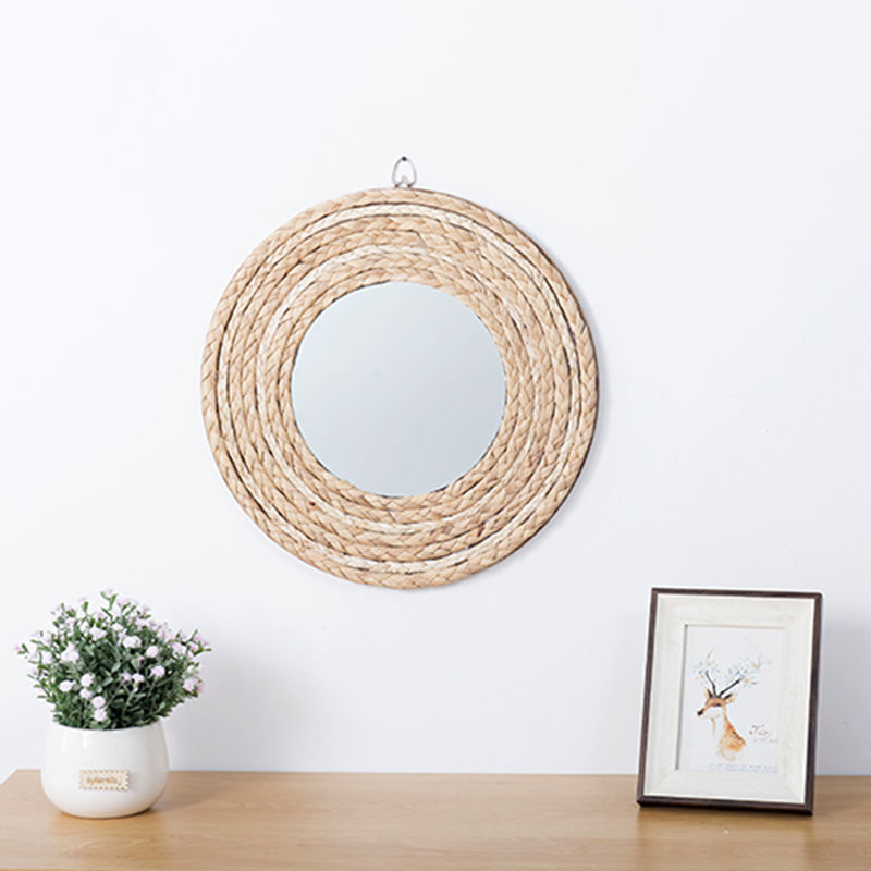 Rattan Handicrafts Decorative  - Rattan Mirror Round recension och pris