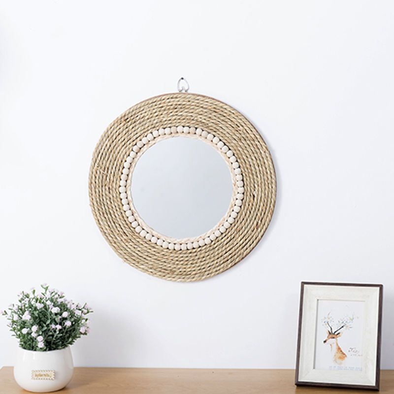 Rattan Handicrafts Decorative  - Rattan Mirror Round recension och pris