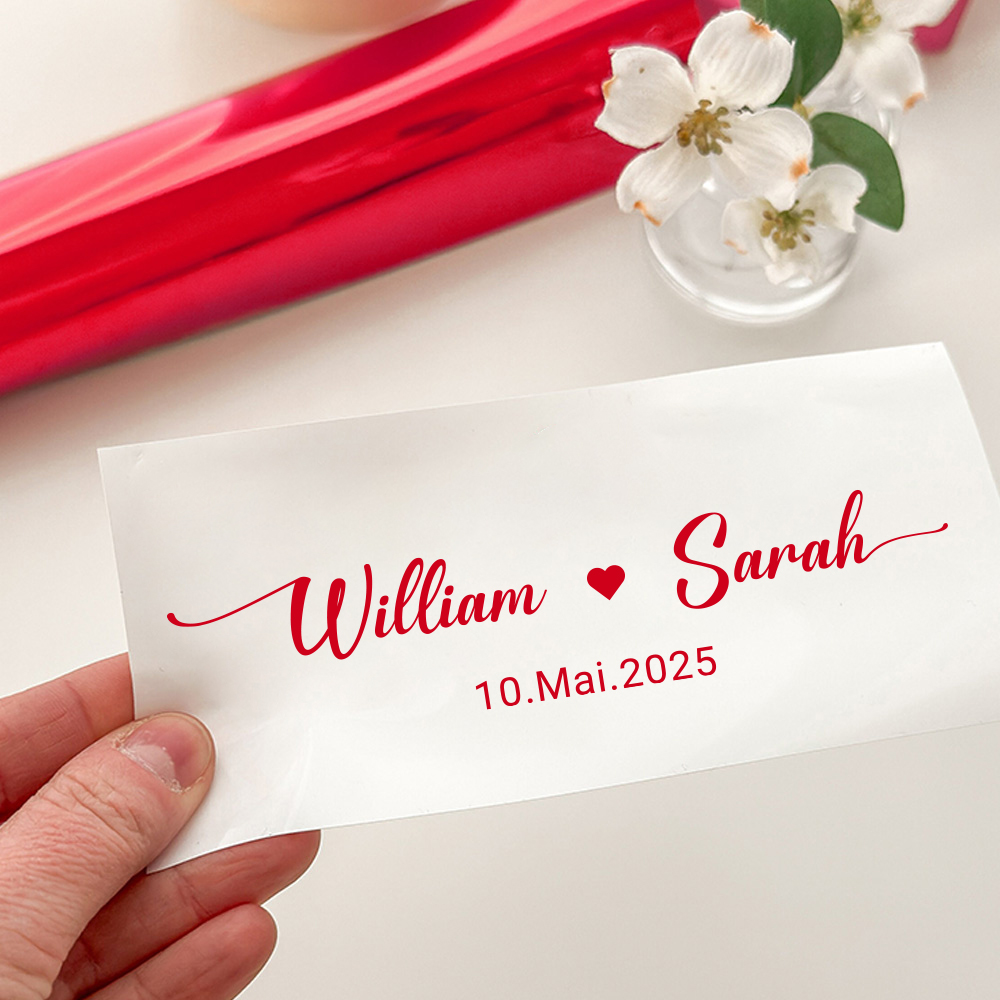 Custom Name Decals for Wedding - Interior Design Names recension och pris