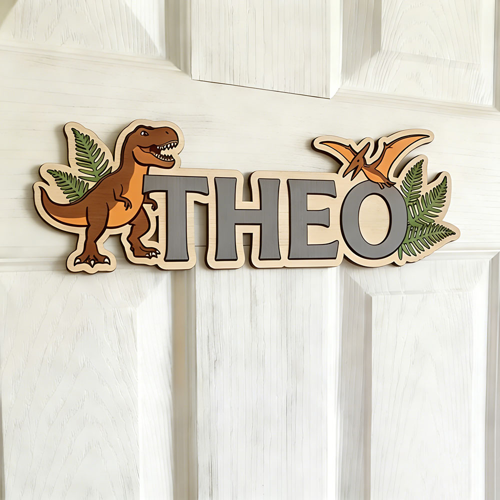 Personalized Dinosaur Name Sig - Interior Design Names recension och pris