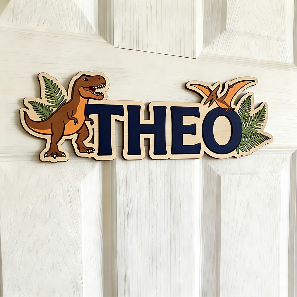 Personalized Dinosaur Name Sig - Interior Design Names recension och pris