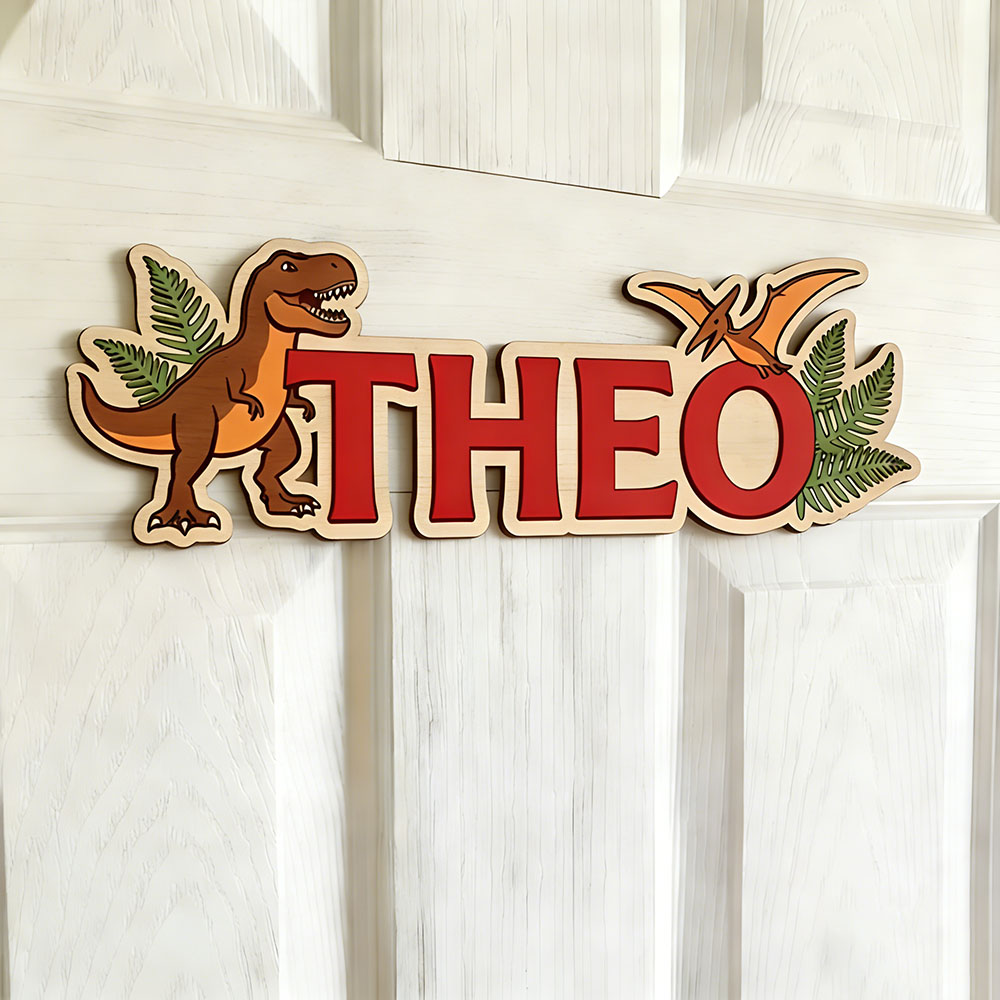 Personalized Dinosaur Name Sig - Interior Design Names recension och pris