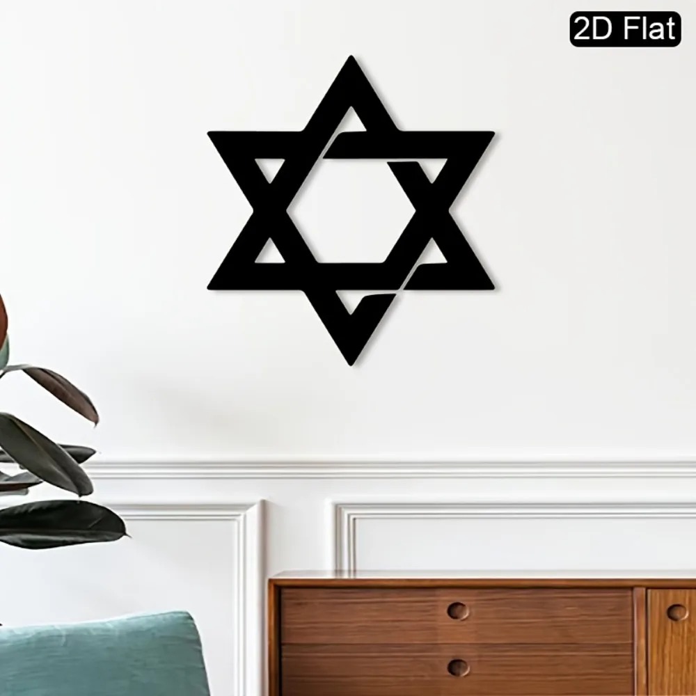 CIFBUY Iron Wall Art Star of D - Interior Design Room recension och pris