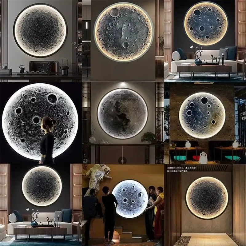 3D Moon Lamp LED Night Light C - Interior Design Living Room Ideas recension och pris