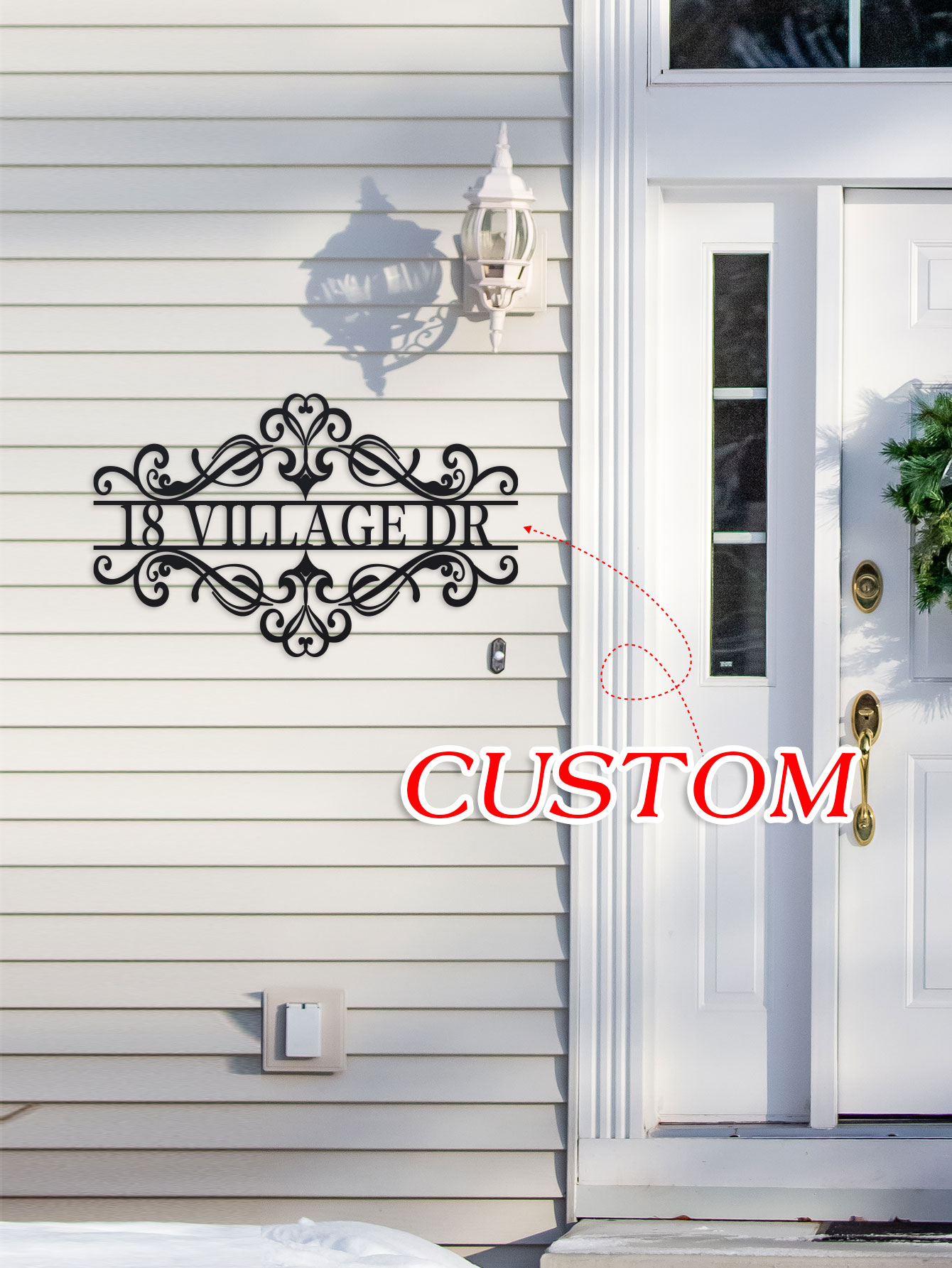 Personalized Metal Name Sign - - Interior Design Names recension och pris