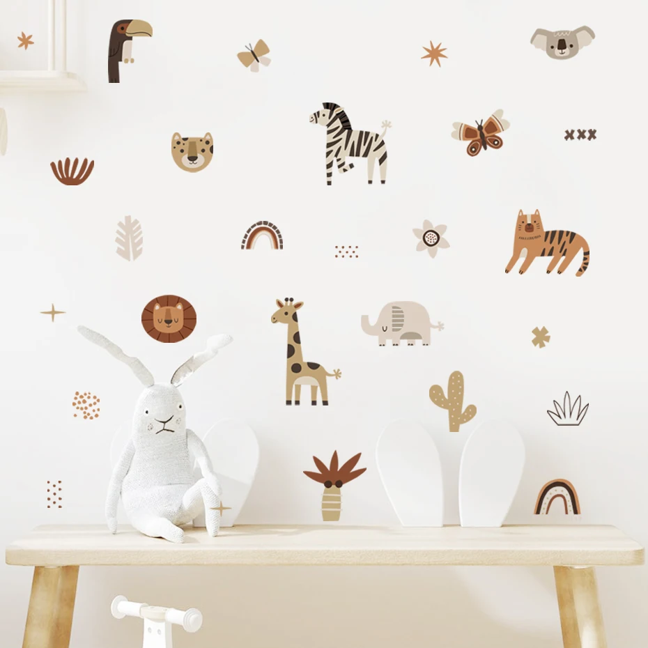 Cartoon Africa Animals Elephan - Interior Design Quotes recension och pris