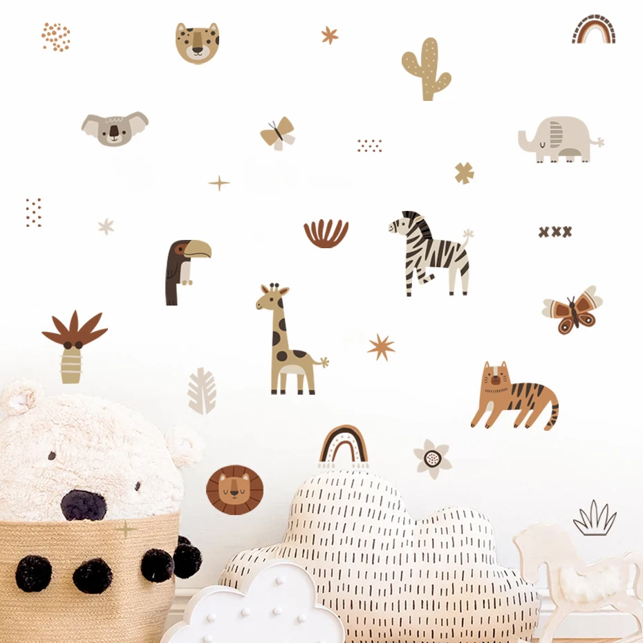 Cartoon Africa Animals Elephan - Interior Design Quotes recension och pris