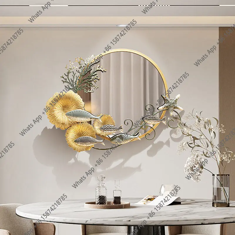 Premium Background Decorative  - Rattan Mirror Round recension och pris